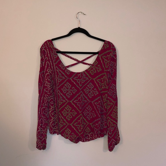 Francesca’s Collection - Long Sleeve Blouse - Picture 1 of 4